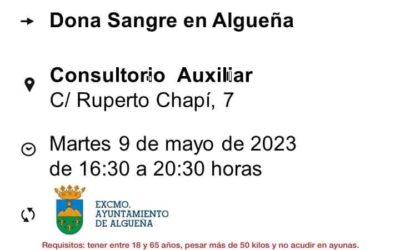 DONACIÓN DE SANGRE EN ALGUEÑA