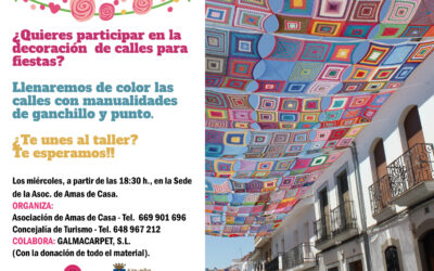 TALLER PARTICIPATIVO DE MANUALIDADES PARA DECORACIÓN DE CALLES