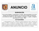 ANUNCIO - La Mancomunidad de la Vid y el Mármol recibe una subvención para prestaciones sociales por situaciones extraordinarias, debido a la crisis económica y energética, y acogida a refugiados procedentes de Ucrania - 2024