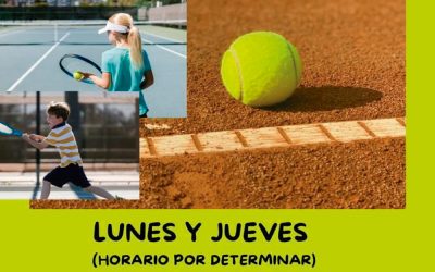 APERTURA DEL PLAZO DE PREINSCRIPCIÓN DE LA ESCUELA DE TENIS PARA LA TEMPORADA 2024/25